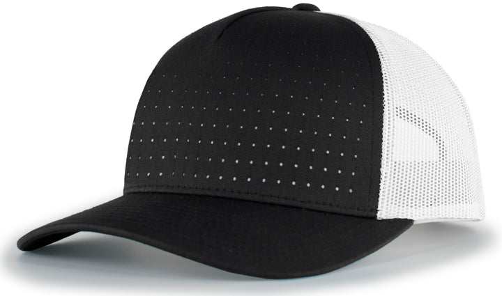 Pacific Headwear Perforated 5-Panel Trucker Snapback Cap Pacific Headwear