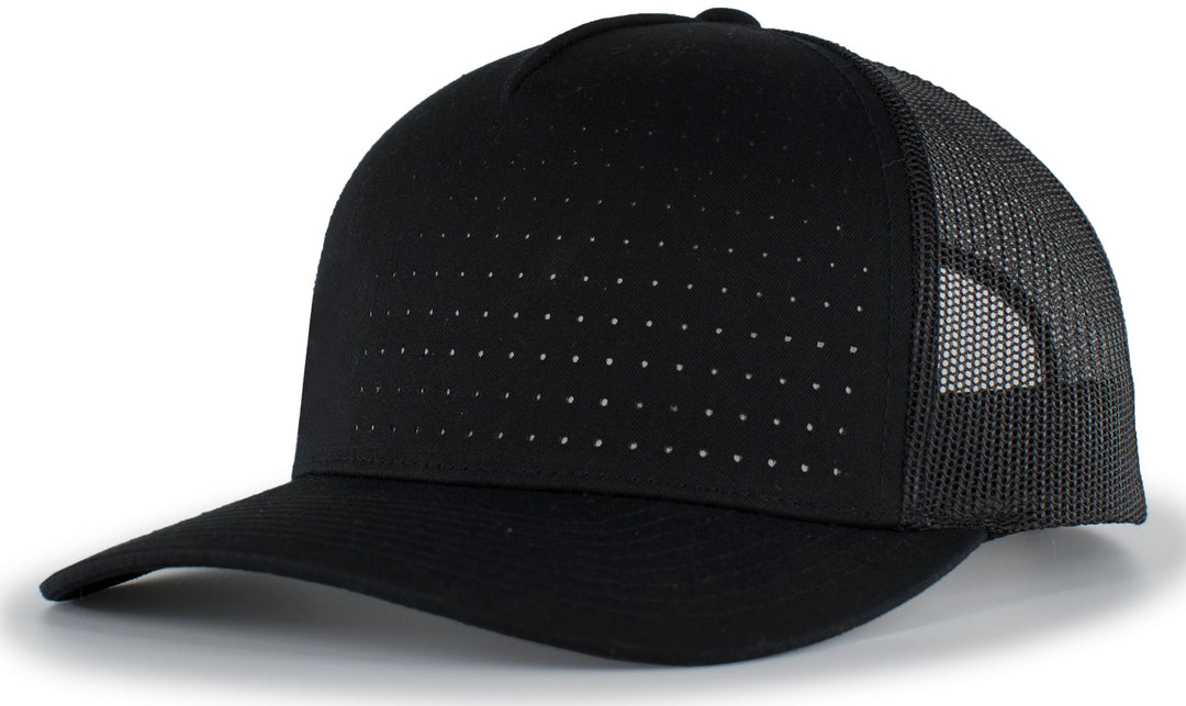 Pacific Headwear Perforated 5-Panel Trucker Snapback Cap Pacific Headwear