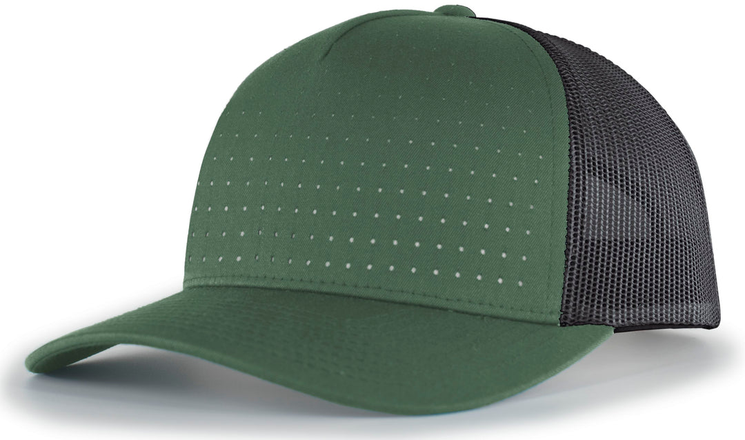 Pacific Headwear Perforated 5-Panel Trucker Snapback Cap Pacific Headwear