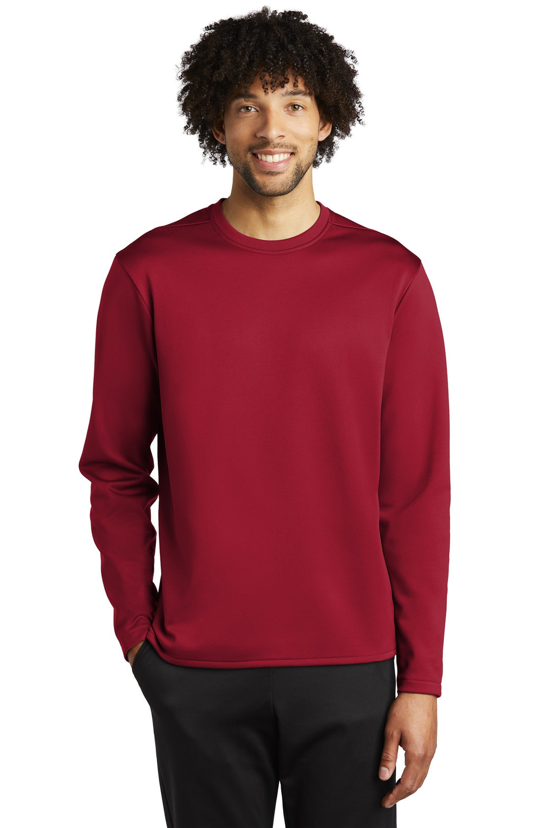 Sport-Tek Men's Sport-Wick  Fleece Pullover Crew