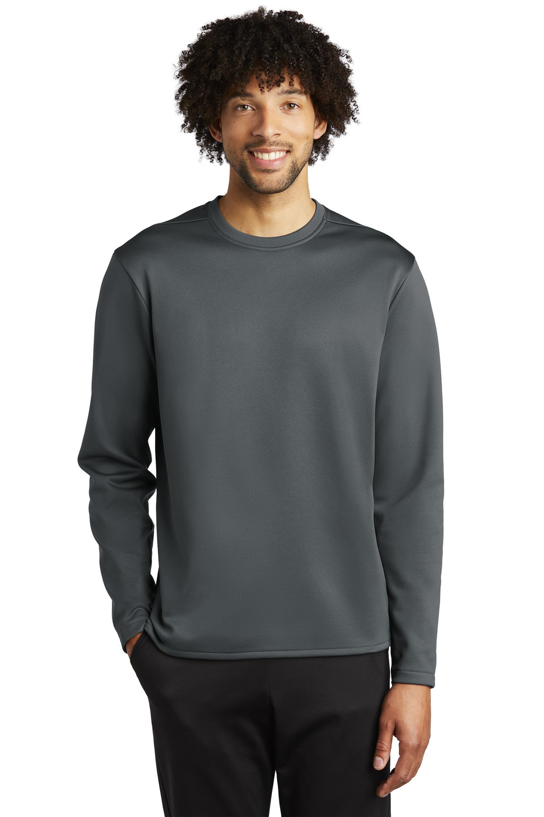 Sport-Tek Men's Sport-Wick  Fleece Pullover Crew