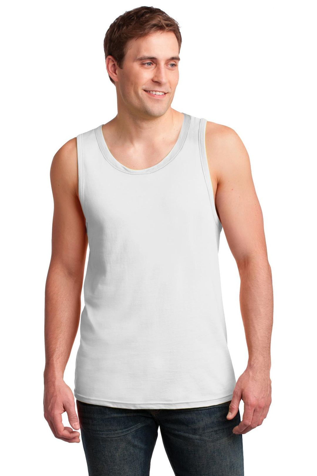 Anvil Men's 100% Combed Ring Spun Cotton Tank Top Anvil