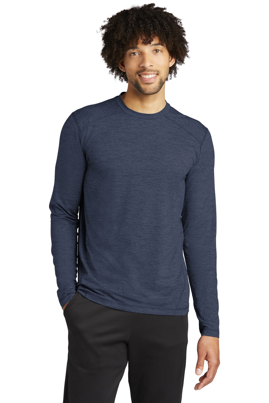 Sport-Tek Men's Exchange 1.5 Long Sleeve Crew