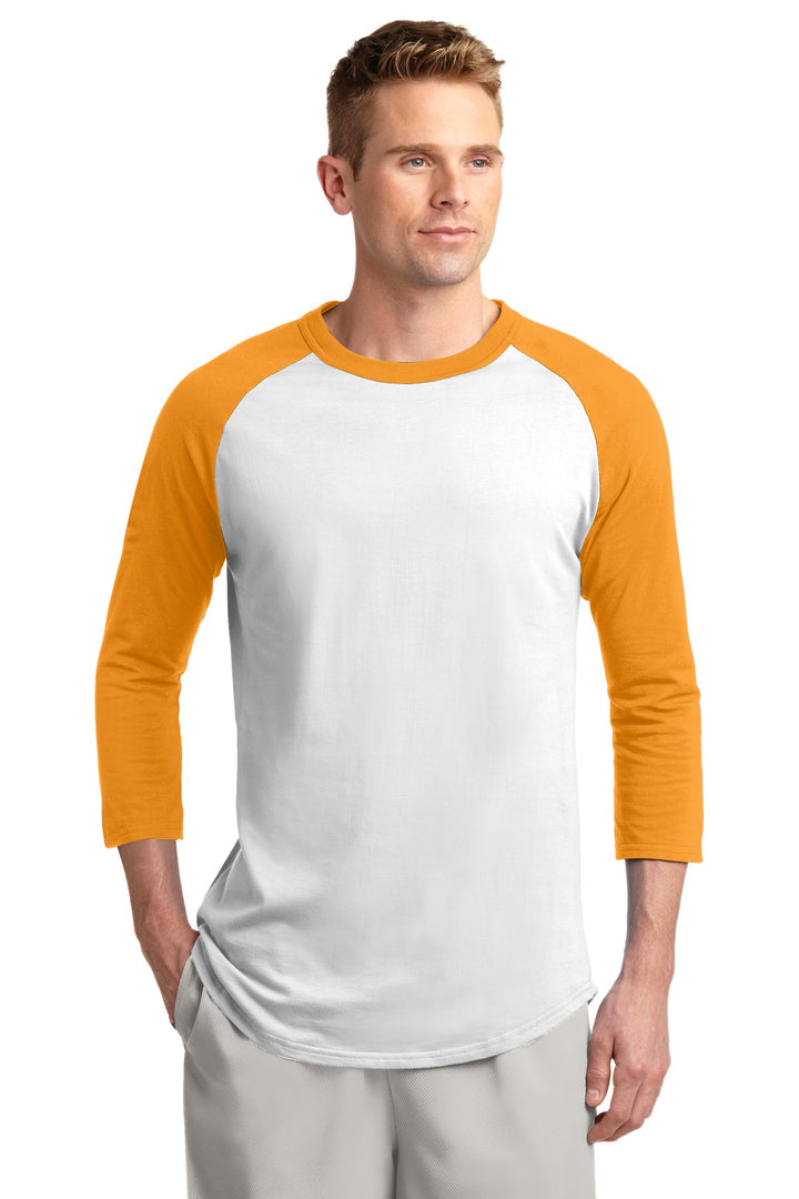 Sport-Tek Men's Colorblock Raglan Jersey.  T200 1  of 2