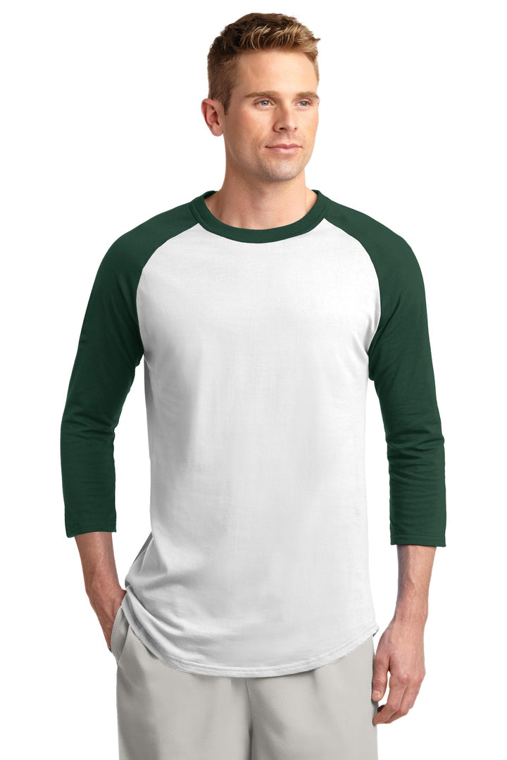 Sport-Tek Men's Colorblock Raglan Jersey.  T200 1  of 2