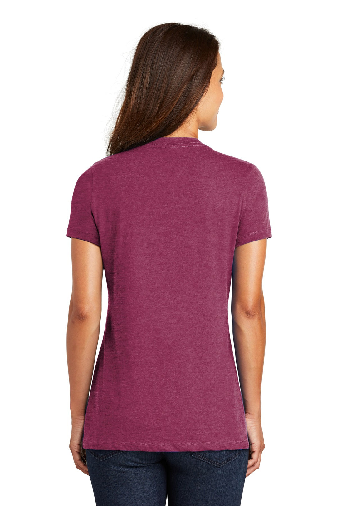 District - Women's Perfect Weight V-Neck Tee. DM1170L District