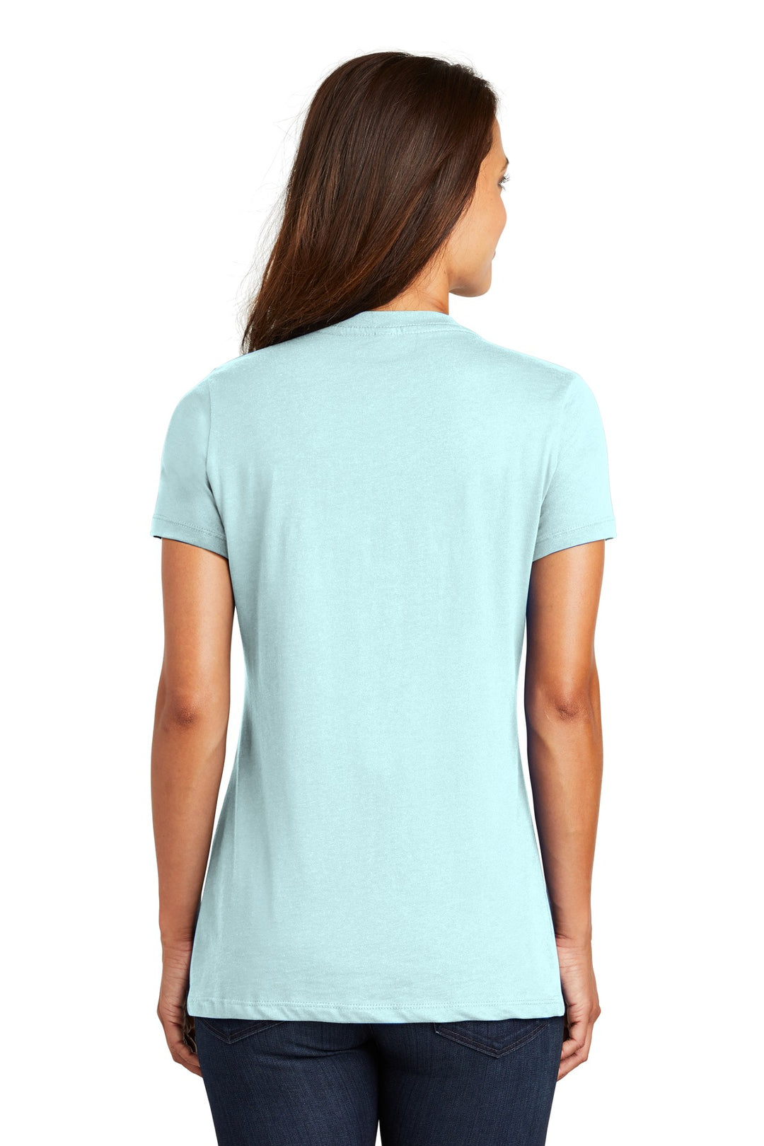 District - Women's Perfect Weight V-Neck Tee. DM1170L District