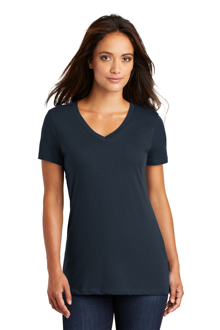 District - Women's Perfect Weight V-Neck Tee. DM1170L District