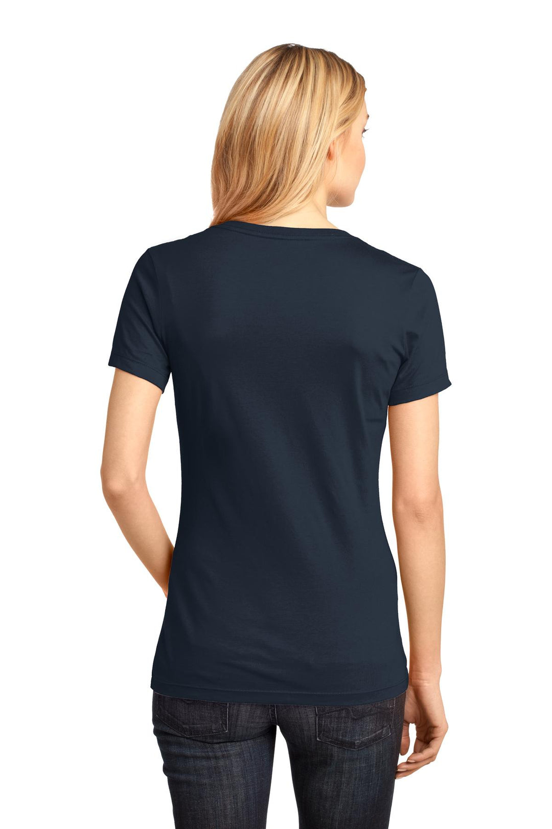 District - Women's Perfect Weight V-Neck Tee. DM1170L District