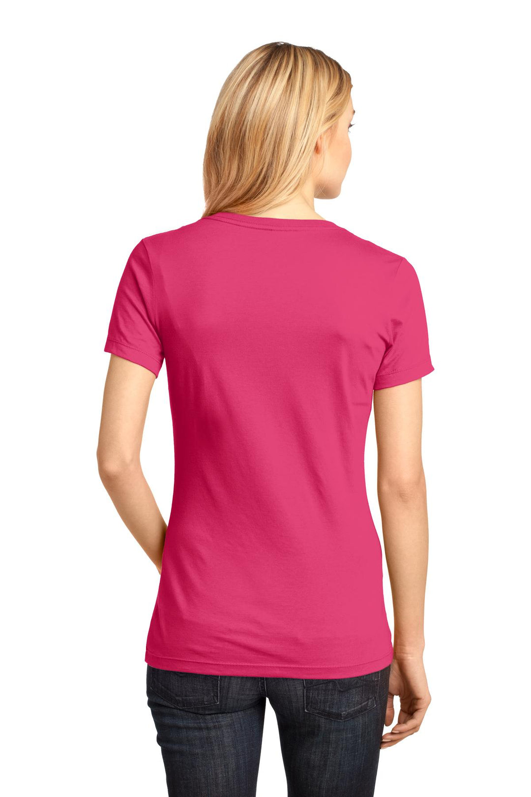 District - Women's Perfect Weight V-Neck Tee. DM1170L District