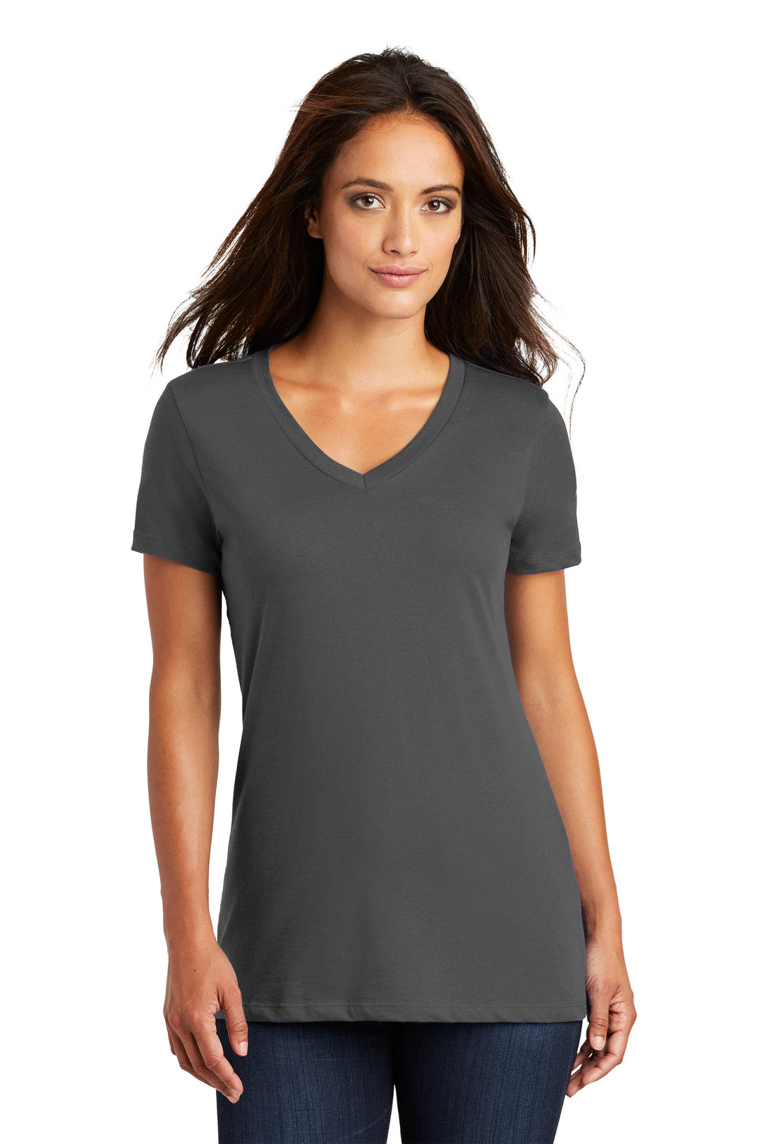 District - Women's Perfect Weight V-Neck Tee. DM1170L District