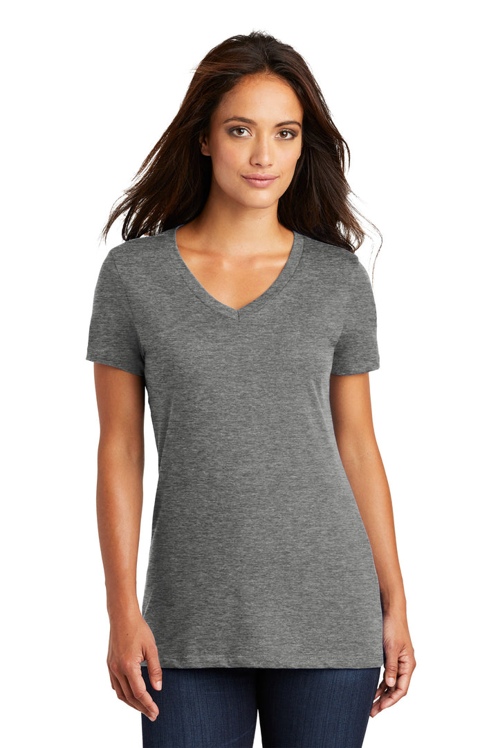 District - Women's Perfect Weight V-Neck Tee. DM1170L District