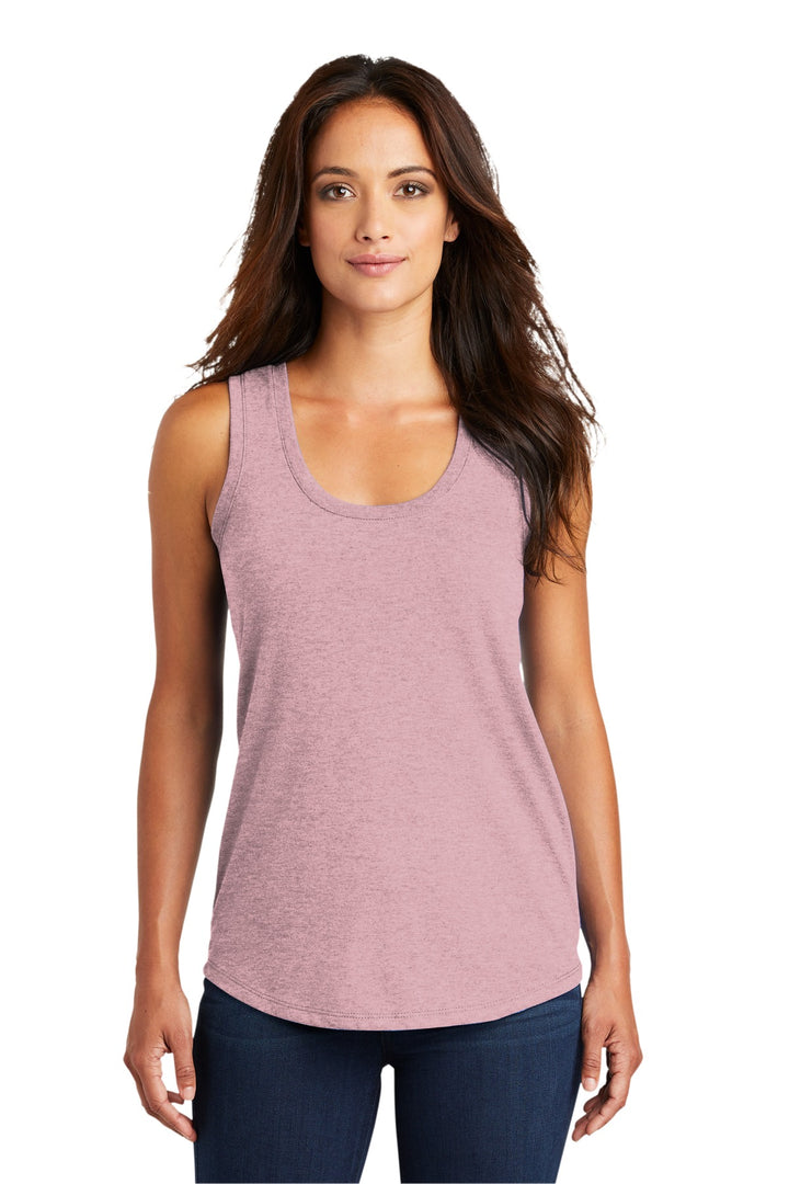 District Women's Perfect Tri Racerback Tank. DM138L District