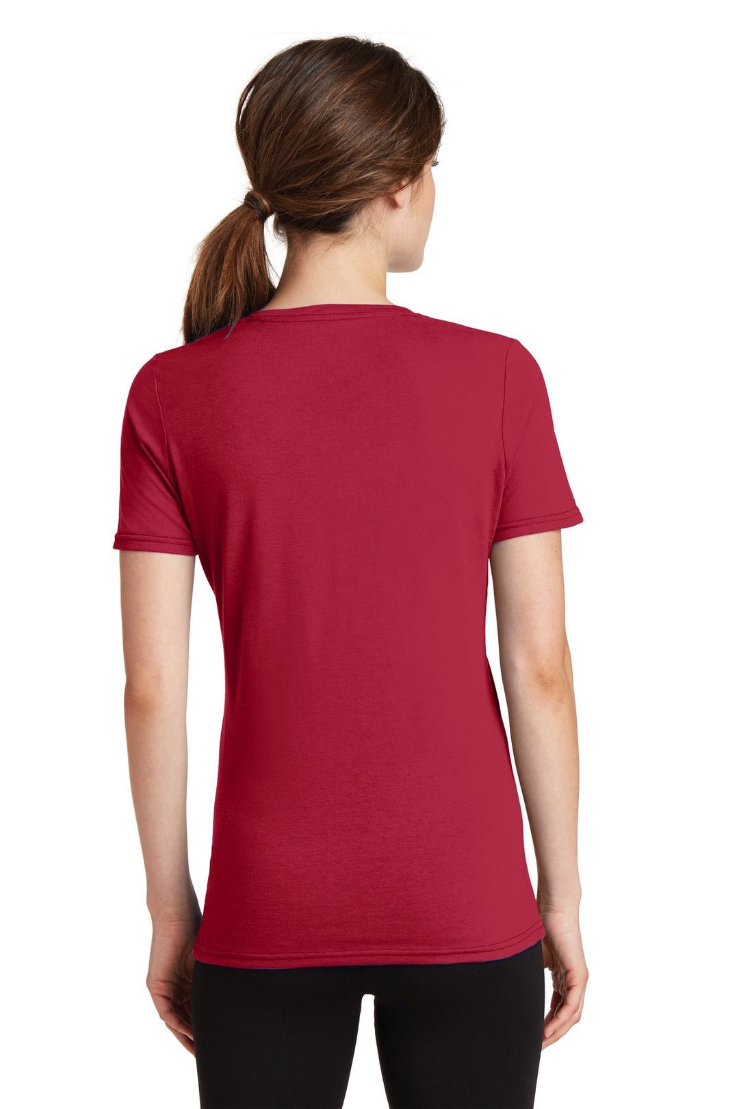 Port & Company Ladies Performance Blend V-Neck Tee. LPC381V Port & Company