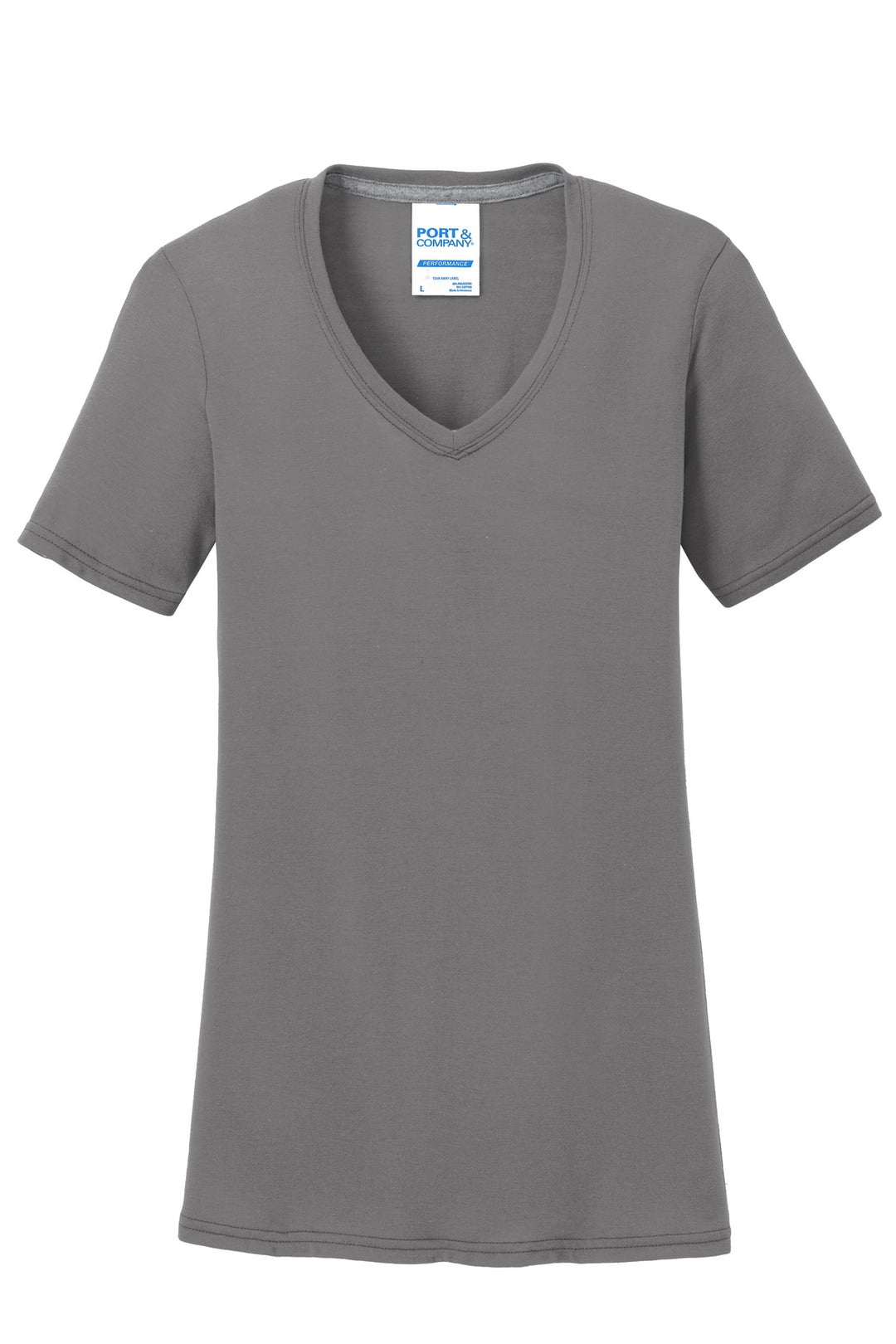 Port & Company Ladies Performance Blend V-Neck Tee. LPC381V Port & Company