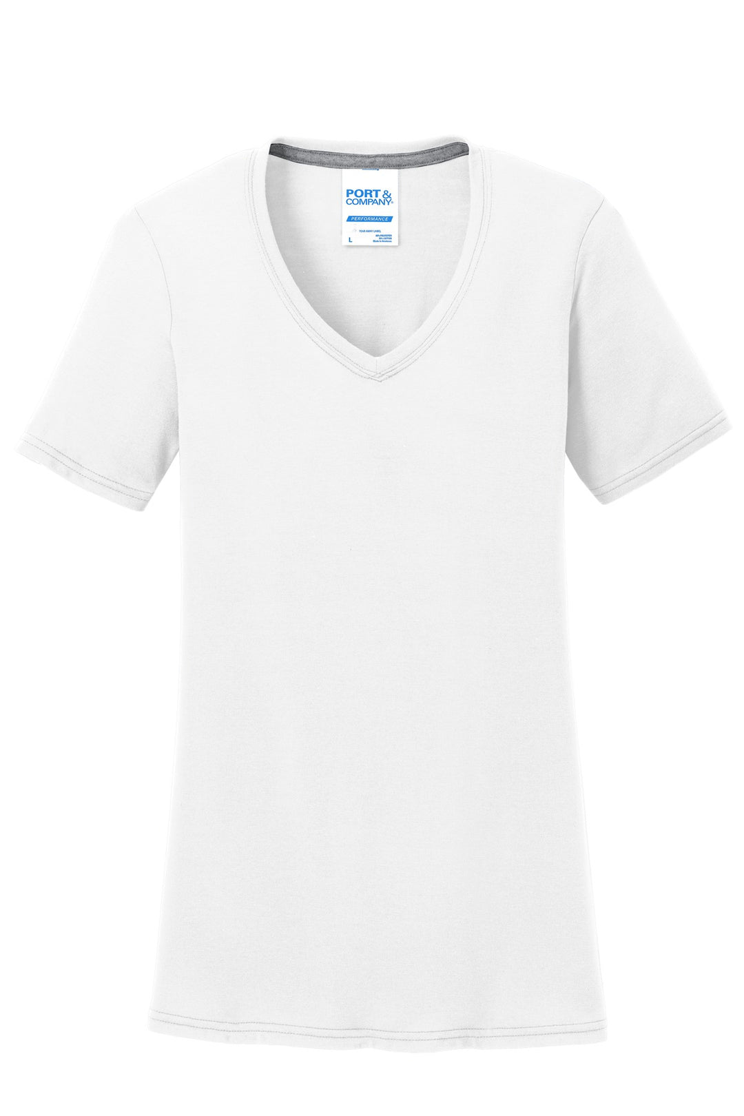 Port & Company Ladies Performance Blend V-Neck Tee. LPC381V Port & Company