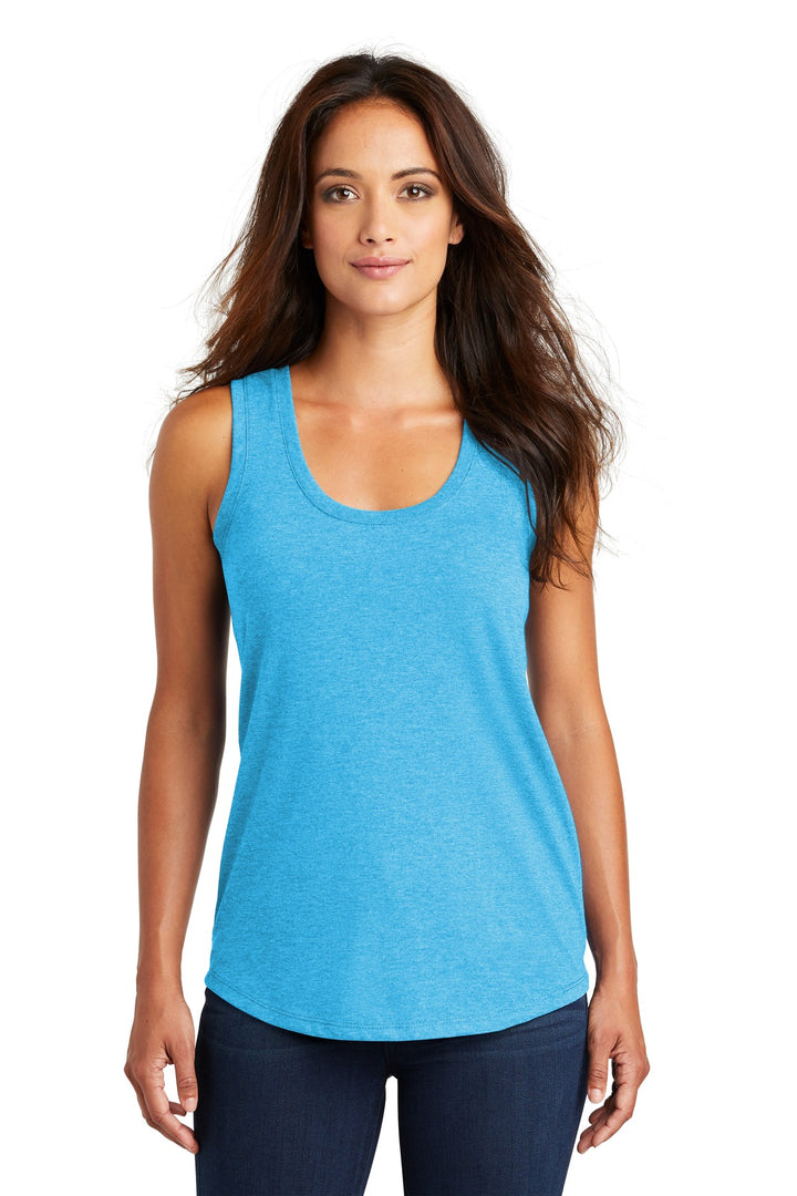 District Women's Perfect Tri Racerback Tank. DM138L District