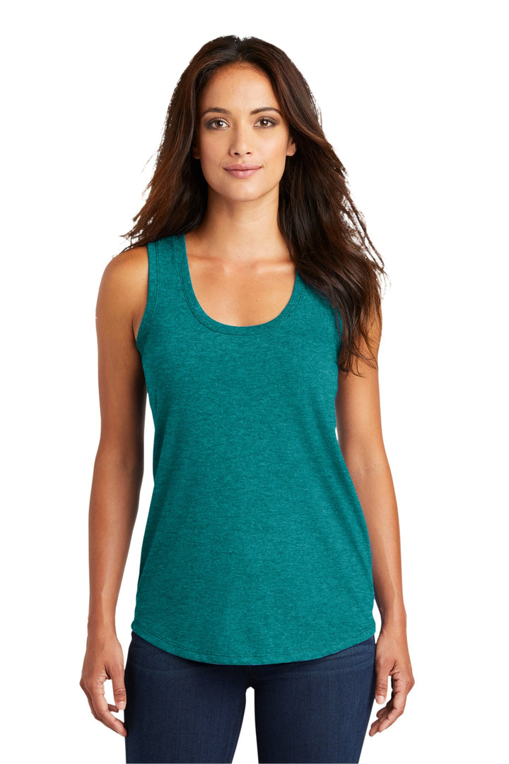 District Women's Perfect Tri Racerback Tank. DM138L District