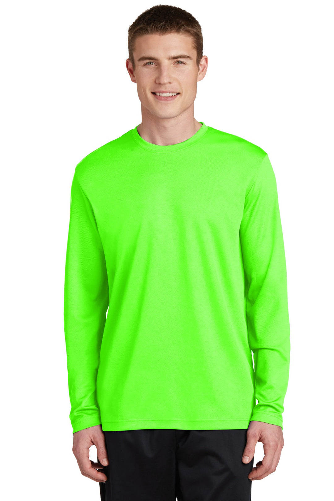 Sport-Tek Men's PosiCharge RacerMesh Long Sleeve Tee. ST340LS