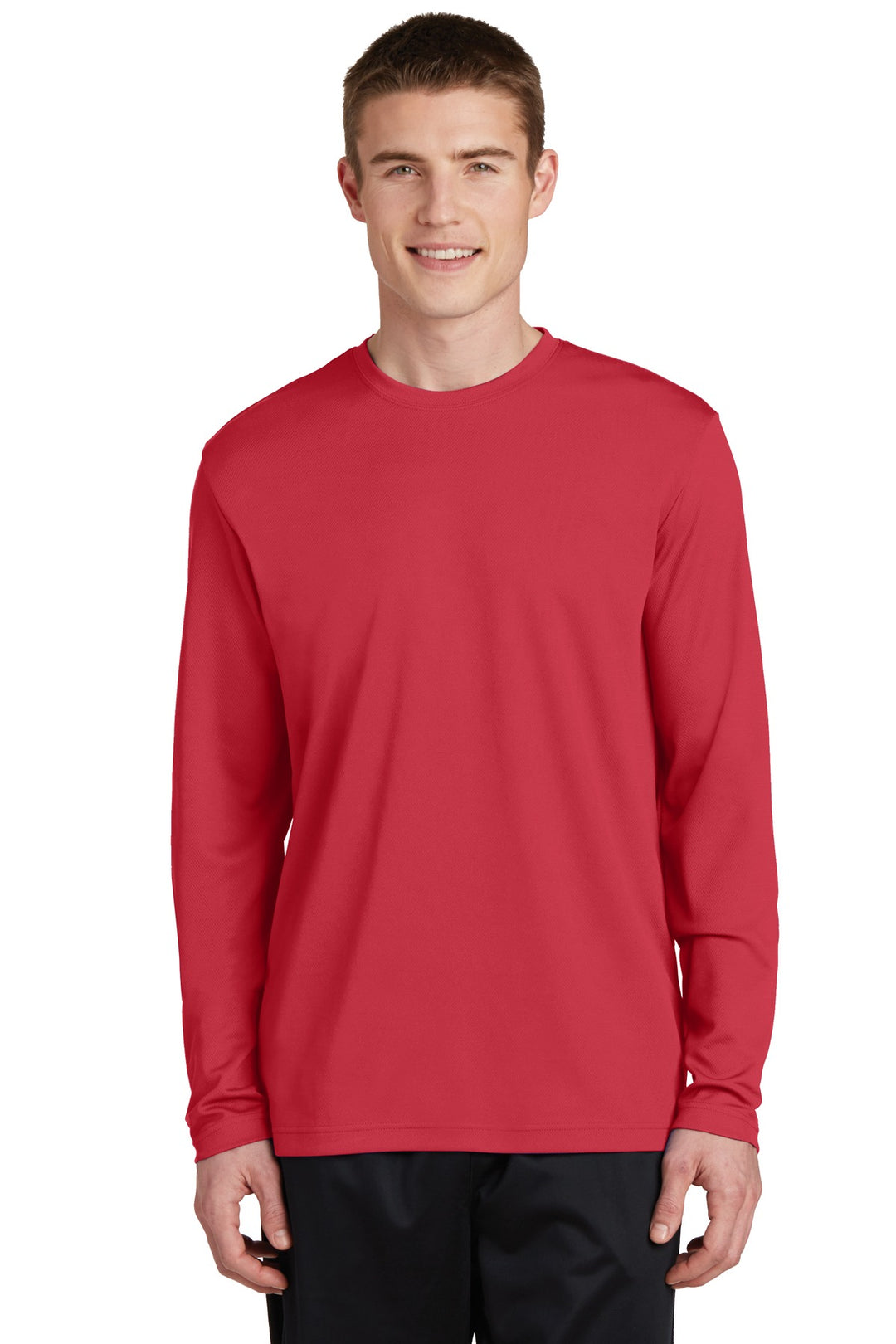 Sport-Tek Men's PosiCharge RacerMesh Long Sleeve Tee. ST340LS