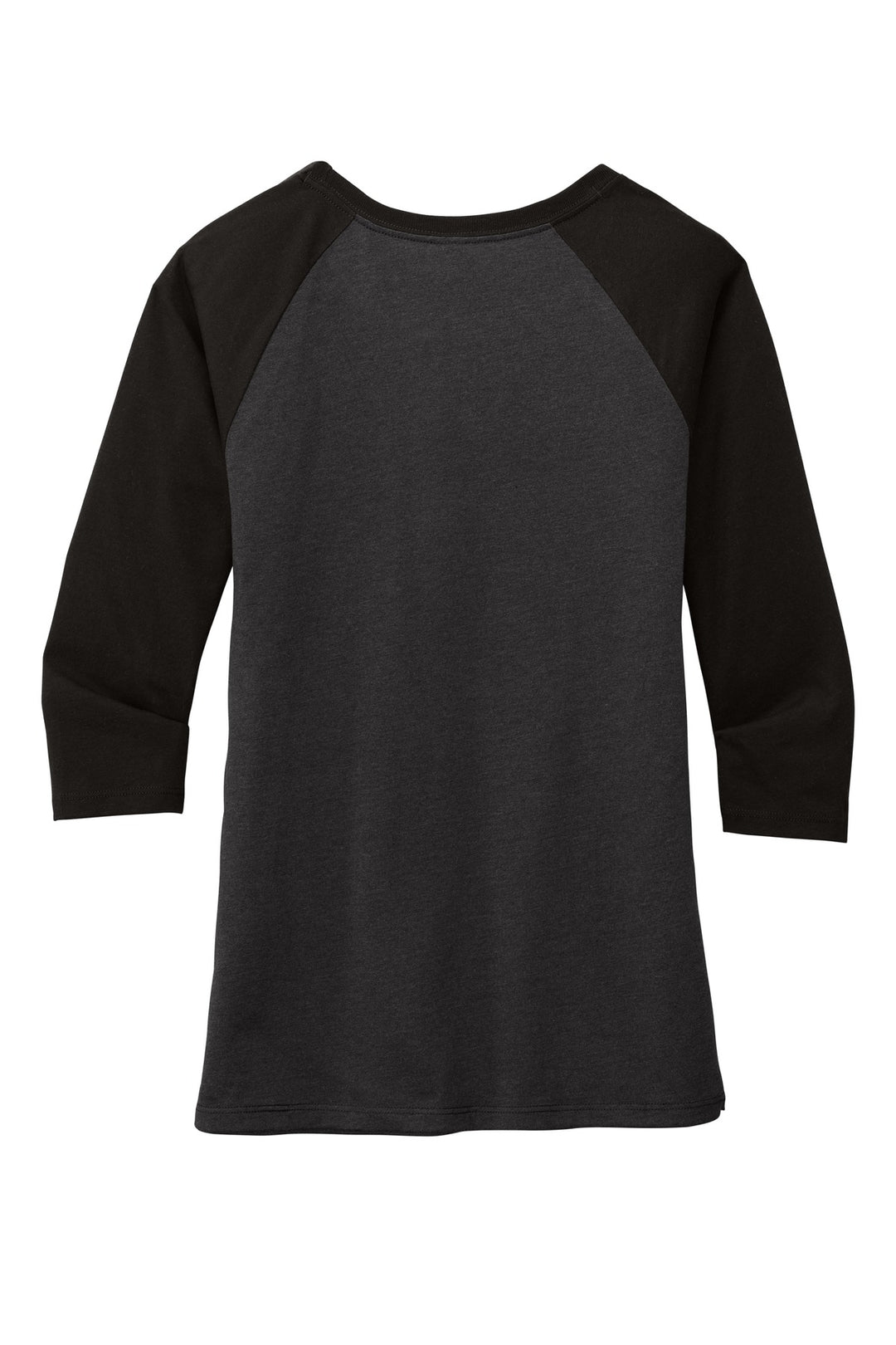 District Women's Perfect Tri 3/4-Sleeve Raglan. DM136L District