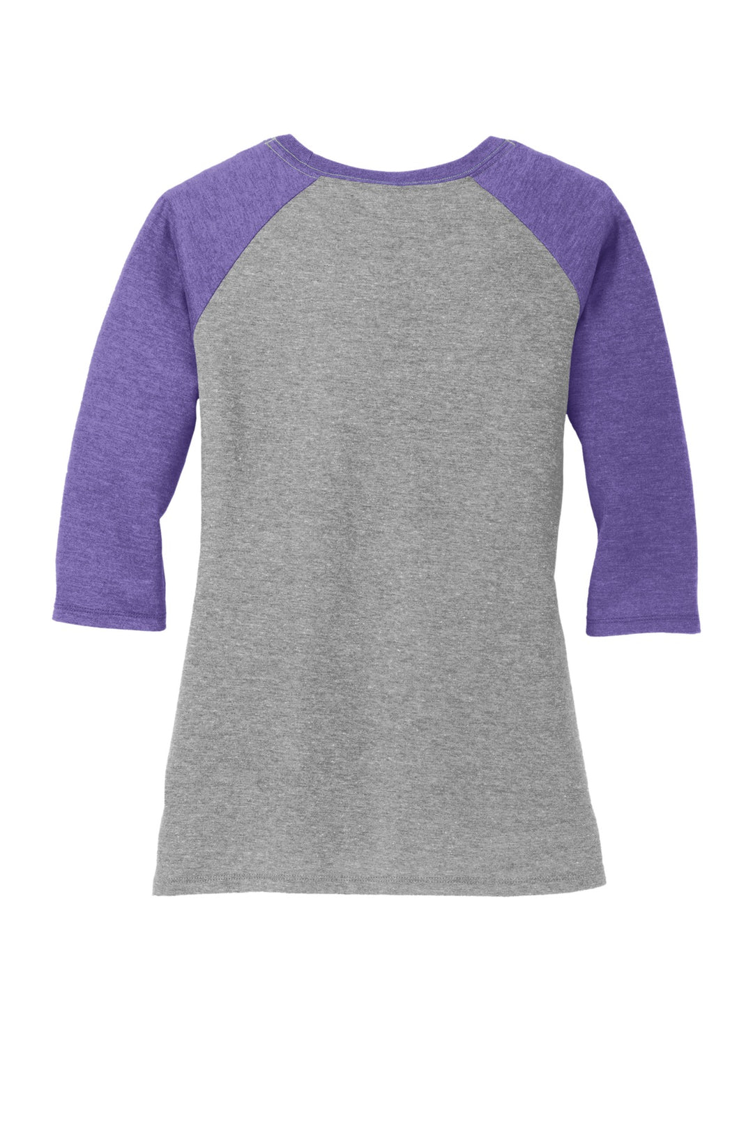 District Women's Perfect Tri 3/4-Sleeve Raglan. DM136L District