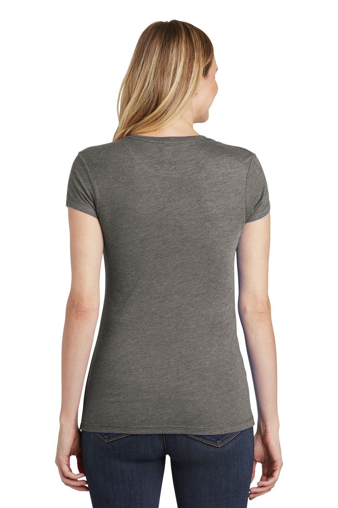 District Women's Fitted Perfect Tri Tee. DT155 District