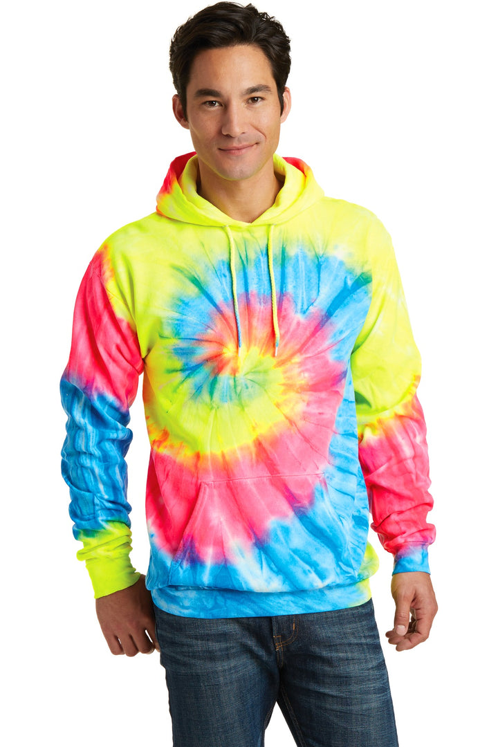 Port & Company - Men's Tie-Dye Pullover Hooded Sweatshirt Port & Company