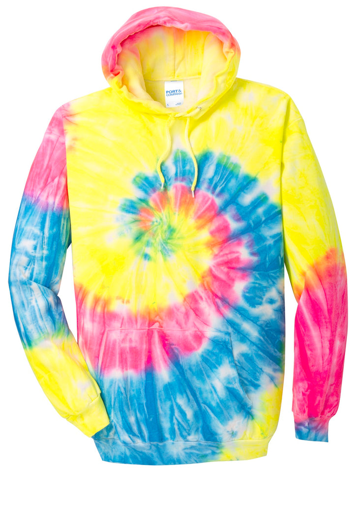 Port & Company - Men's Tie-Dye Pullover Hooded Sweatshirt Port & Company