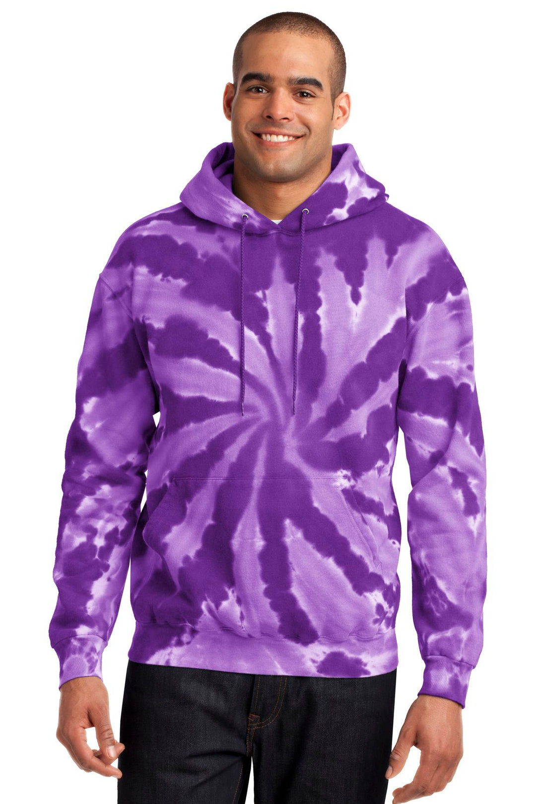 Port & Company - Men's Tie-Dye Pullover Hooded Sweatshirt Port & Company