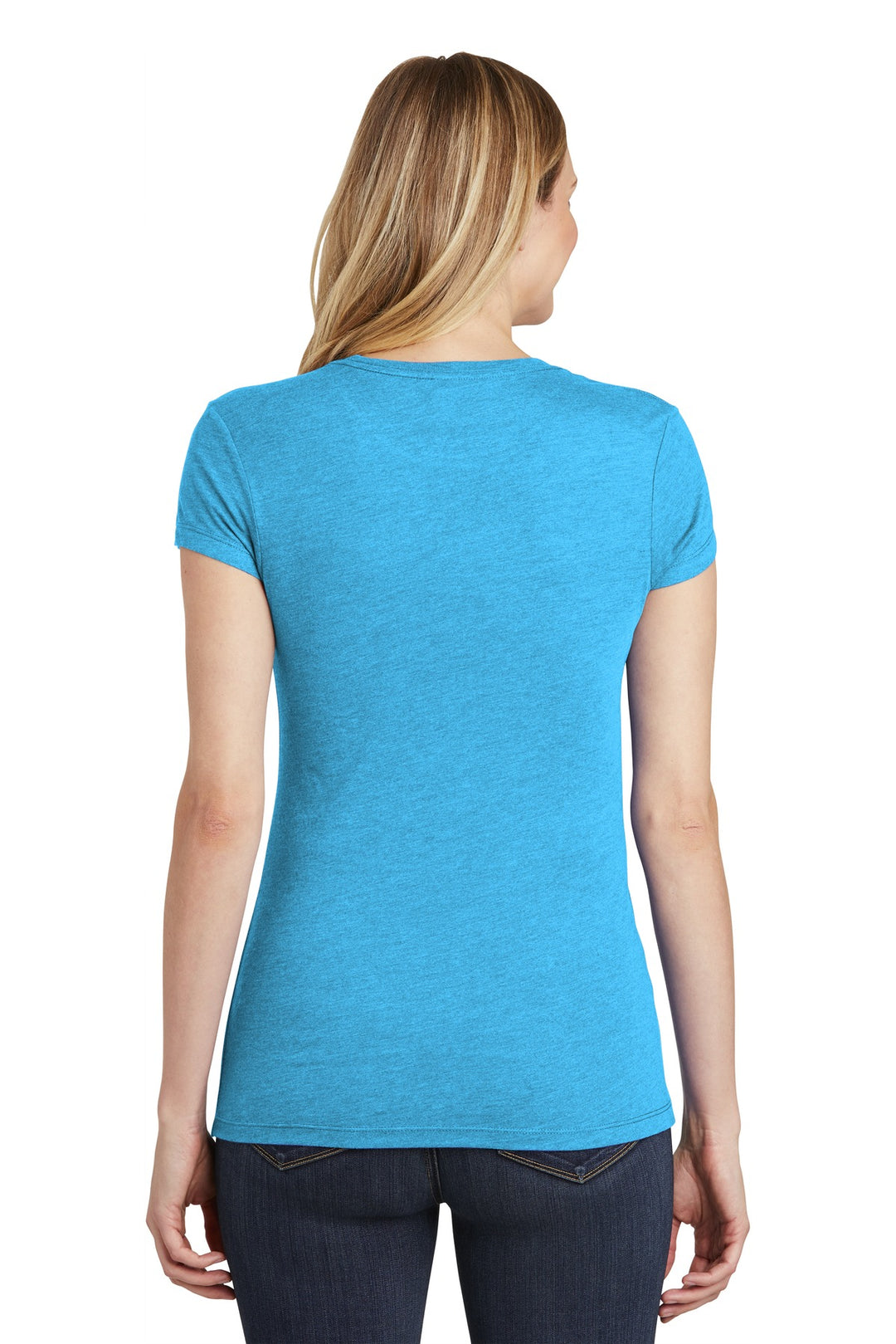 District Women's Fitted Perfect Tri Tee. DT155 District