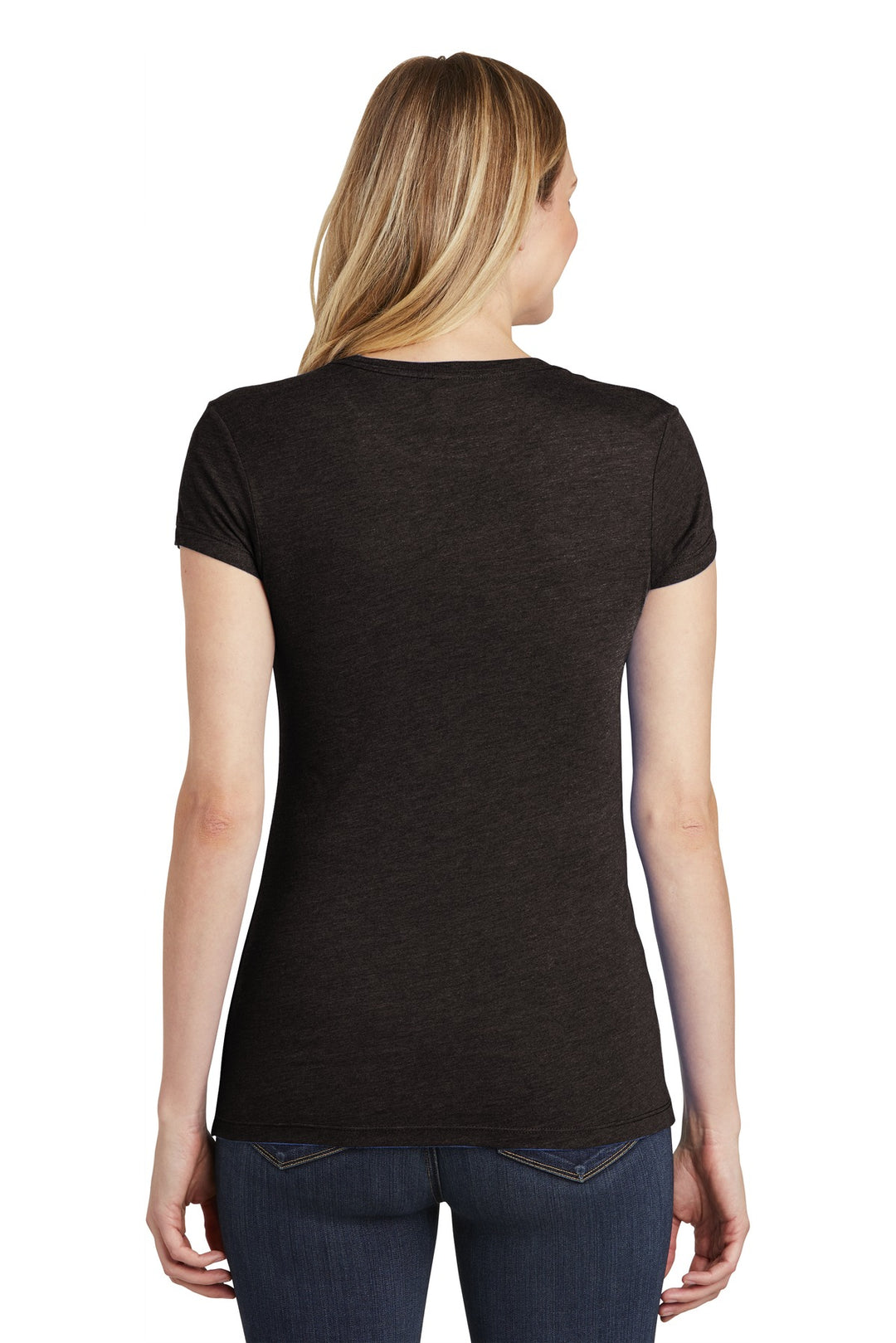 District Women's Fitted Perfect Tri Tee. DT155 District