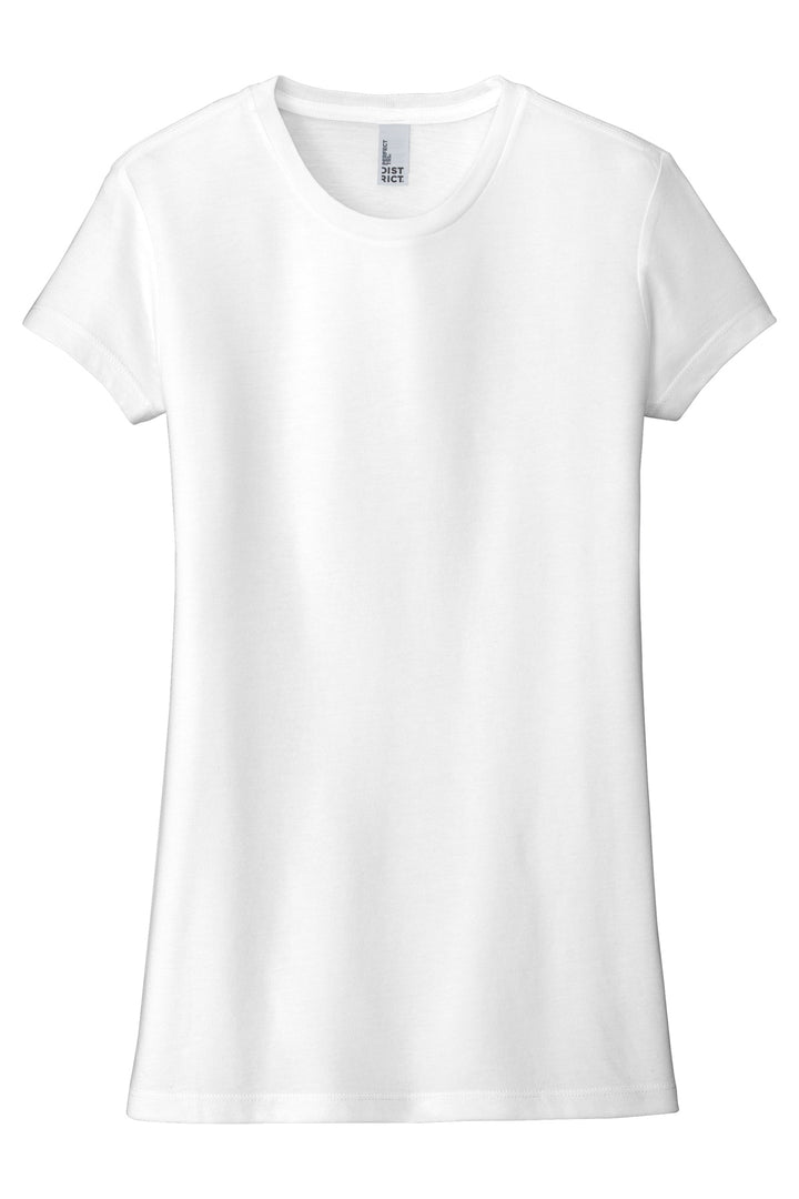 District Women's Fitted Perfect Tri Tee. DT155 District