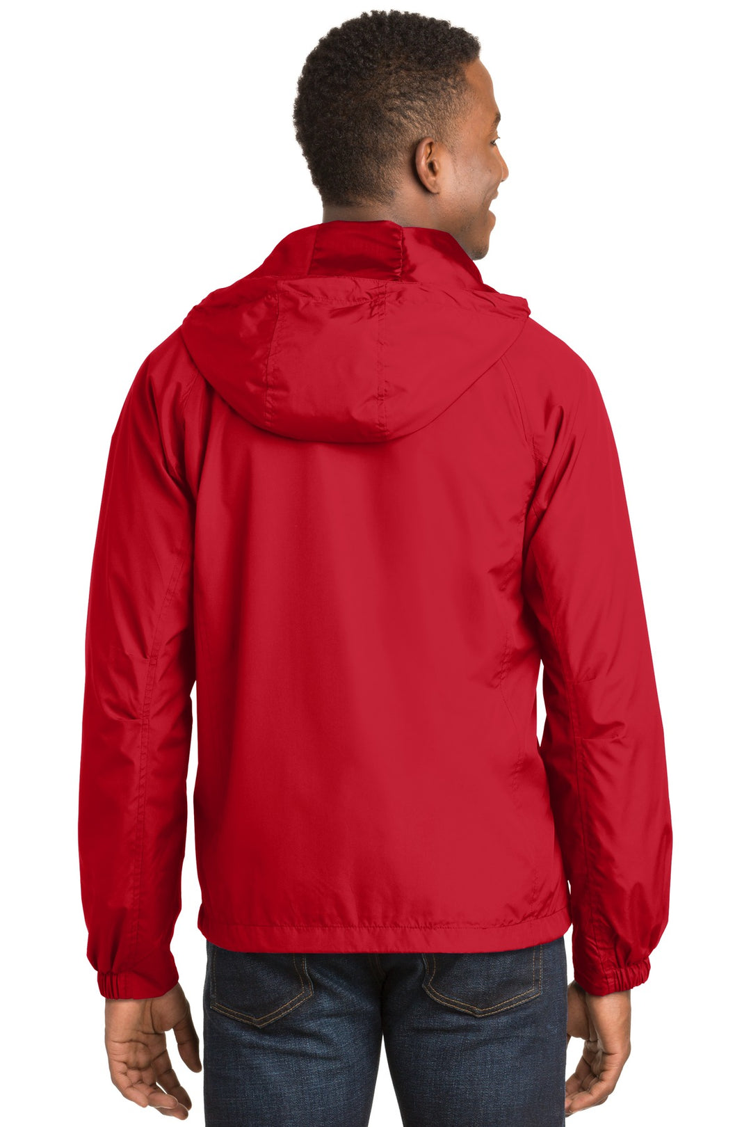 Sport-Tek Men's Hooded Raglan Jacket