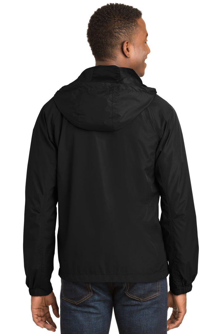 Sport-Tek Men's Hooded Raglan Jacket