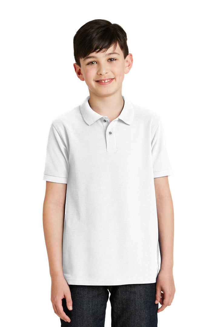 Port Authority Youth Silk Touch Polo.  Y500