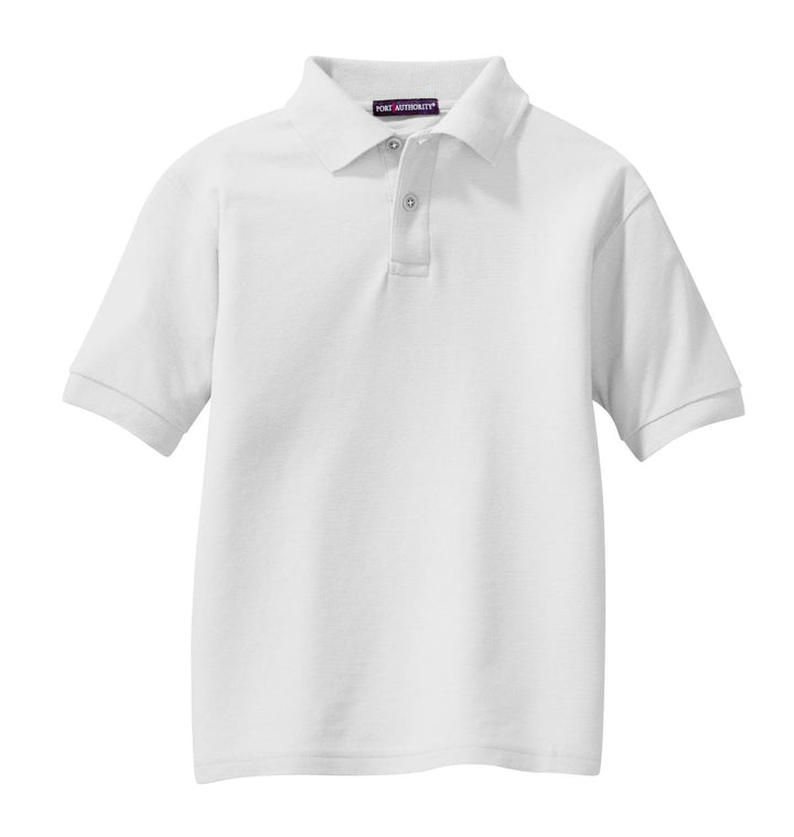 Port Authority Youth Silk Touch Polo.  Y500