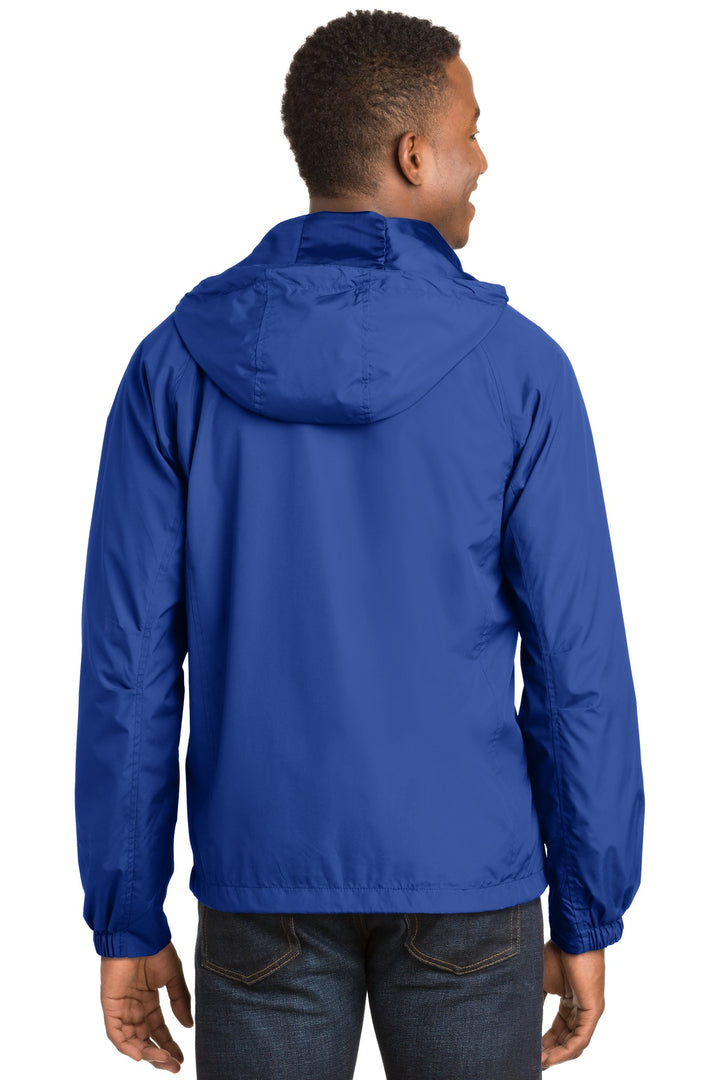 Sport-Tek Men's Hooded Raglan Jacket