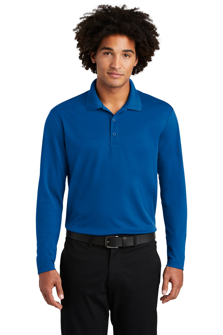 Sport-Tek Men's PosiCharge RacerMesh Long Sleeve Polo