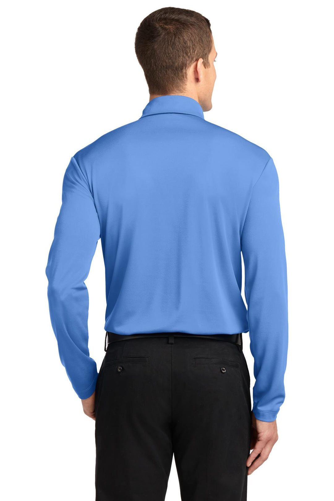 Port Authority Men's Silk Touch Performance Long Sleeve Polo. K540LS