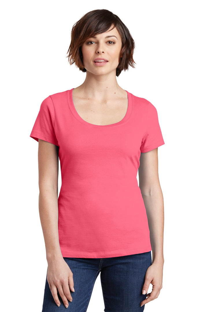 District Women's Perfect Weight Scoop Tee. DM106L District