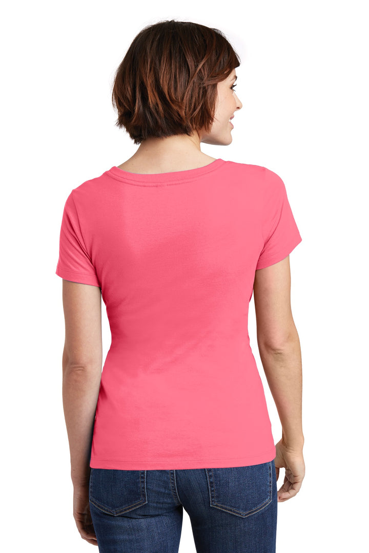 District Women's Perfect Weight Scoop Tee. DM106L District