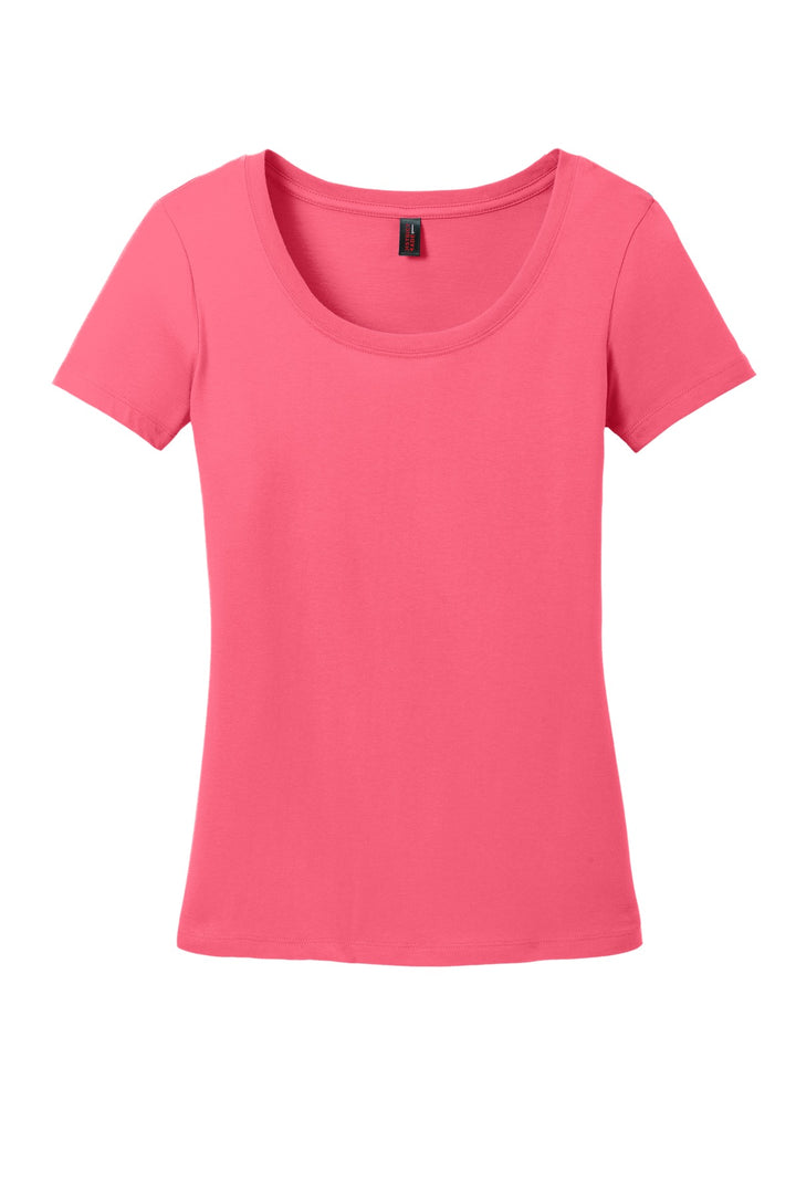 District Women's Perfect Weight Scoop Tee. DM106L District