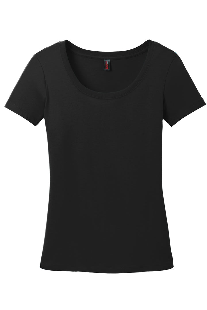 District Women's Perfect Weight Scoop Tee. DM106L District