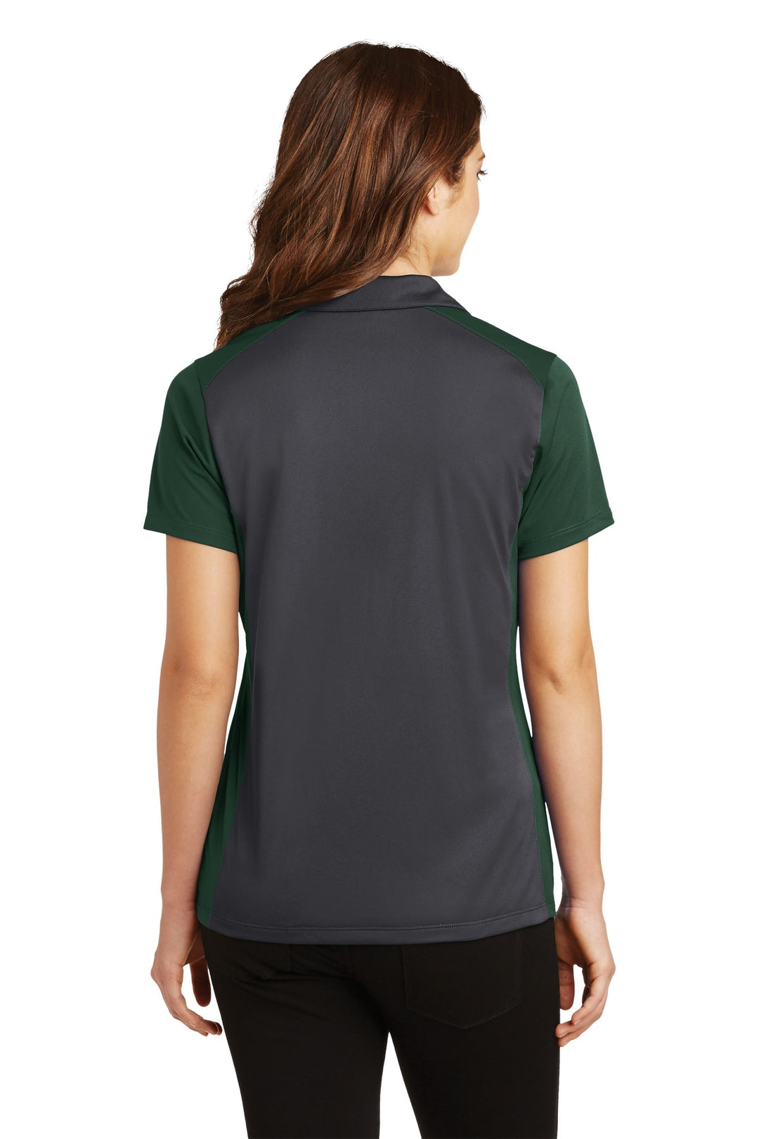 Sport-Tek Women's Colorblock Micropique Sport-Wick Polo. LST652