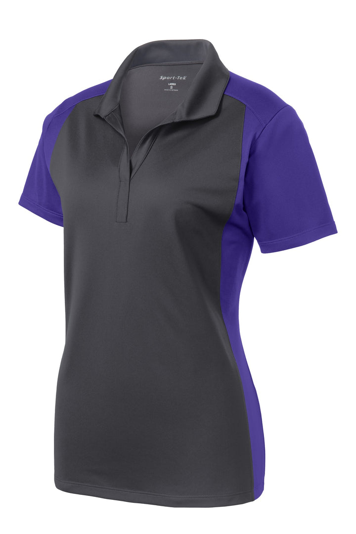 Sport-Tek Women's Colorblock Micropique Sport-Wick Polo. LST652