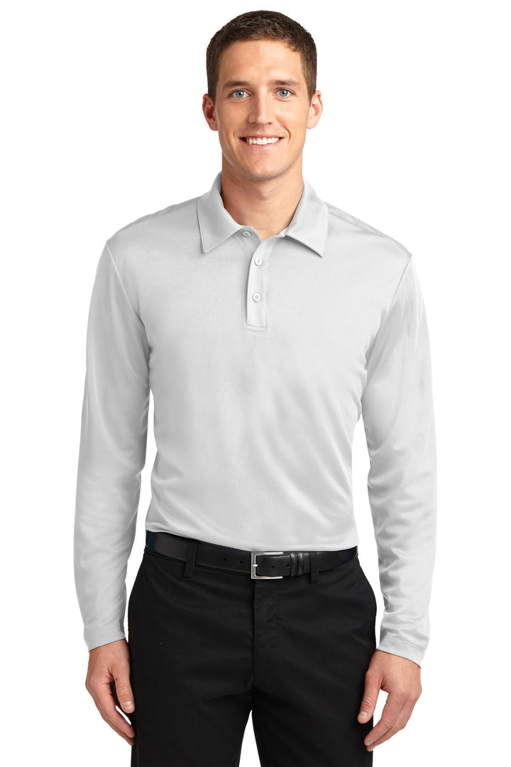 Port Authority Men's Silk Touch Performance Long Sleeve Polo. K540LS