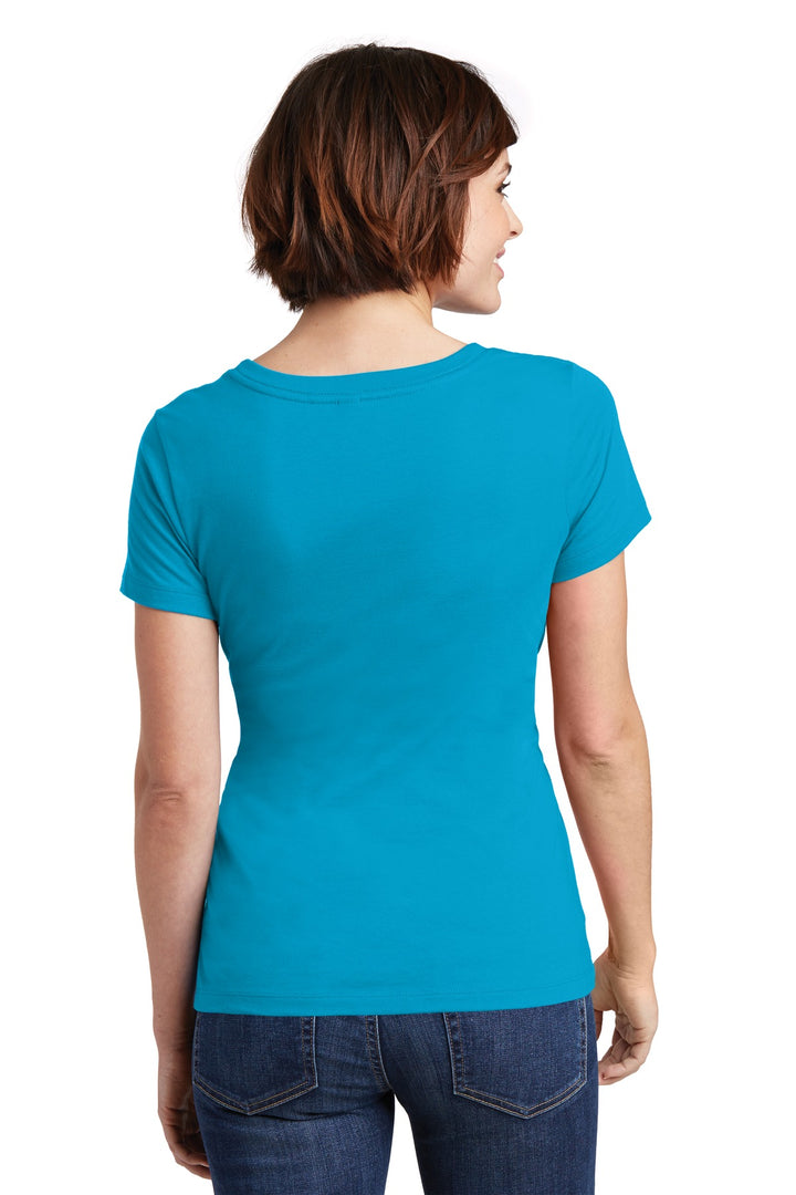 District Women's Perfect Weight Scoop Tee. DM106L District