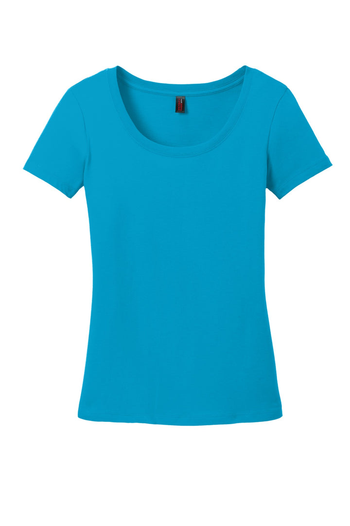 District Women's Perfect Weight Scoop Tee. DM106L District