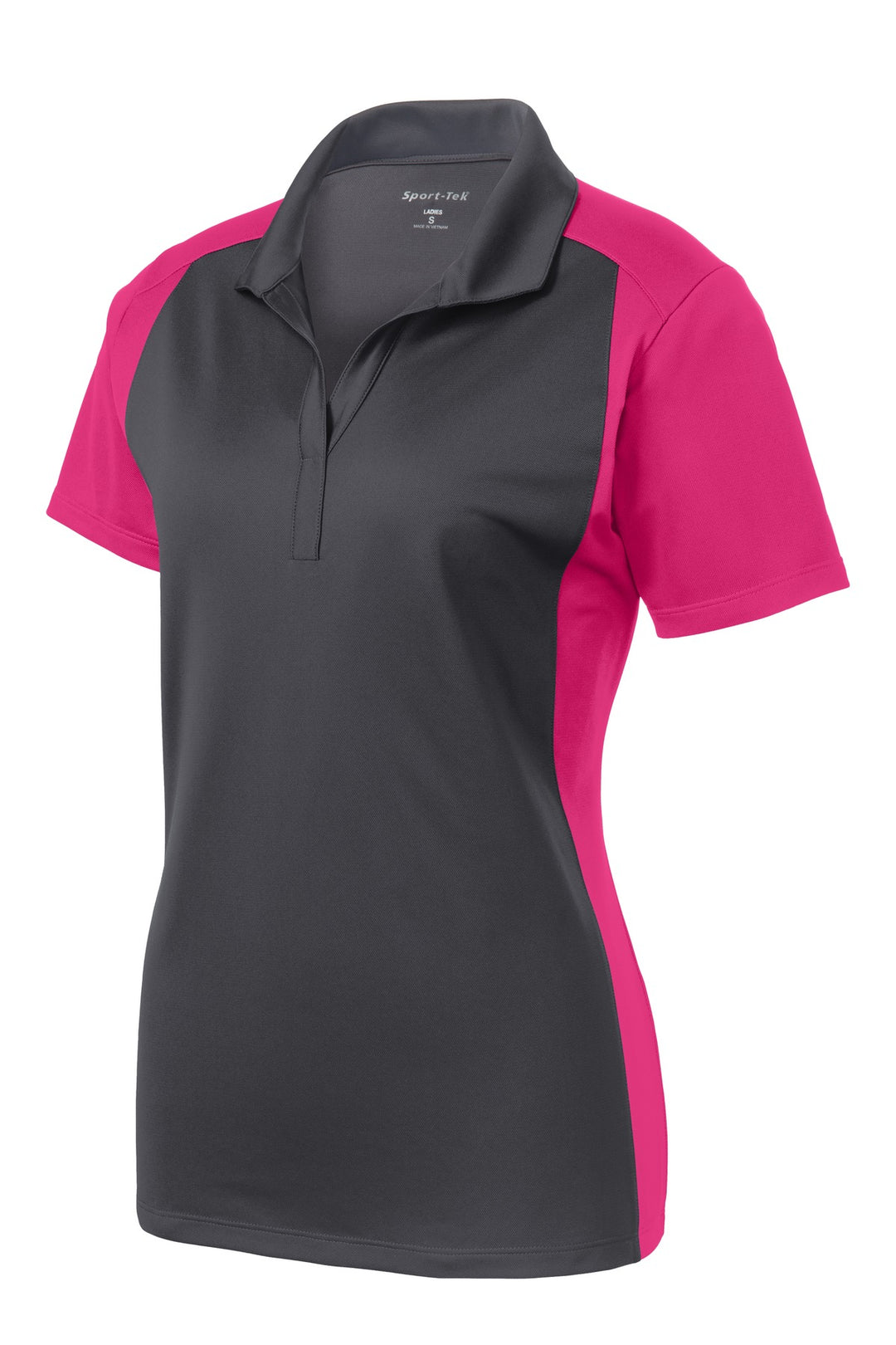 Sport-Tek Women's Colorblock Micropique Sport-Wick Polo. LST652